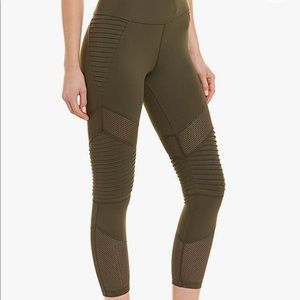 Betsey Johnson performance Moto leggings